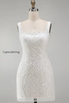 sparkly-white-beaded-thick-straps-floral-tight-short-cocktail-dress