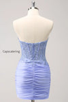 lilac-strapless-corset-pleated-tight-homecoming-dress-with-appliques
