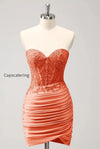 lilac-strapless-corset-pleated-tight-homecoming-dress-with-appliques