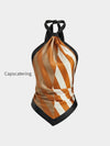 geometric-striped-satin-halter-kerchief-top