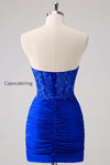 lilac-strapless-corset-pleated-tight-homecoming-dress-with-appliques