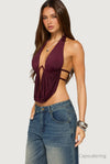 Eina Cowl Neck Halter Top