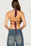 Eina Cowl Neck Halter Top