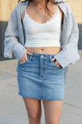 Denim Mini Skirt