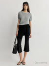 Textured Banana Linen Breathable Knit Tee - Relaxed Luxury Crewneck Summer Top