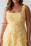 light-yellow-floral-a-line-beaded-bubble-short-homecoming-dress
