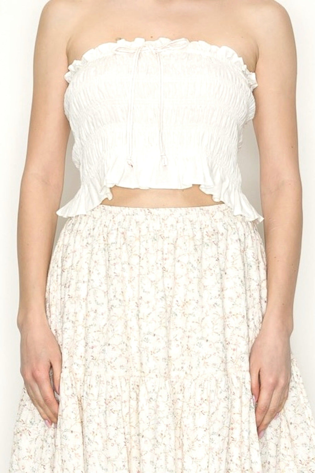 Ditsy Floral Midi Skirt