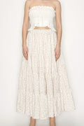 Ditsy Floral Midi Skirt