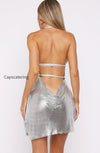 phantom-touch-metal-mesh-mini-dress-silver