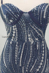 beaded-thick-straps-sparkly-navy-short-cocktail-dress