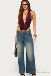 Eina Cowl Neck Halter Top