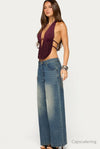 Eina Cowl Neck Halter Top