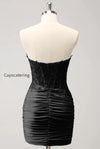 lilac-strapless-corset-pleated-tight-homecoming-dress-with-appliques
