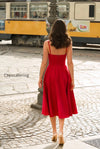 linen-red-dress-bardot