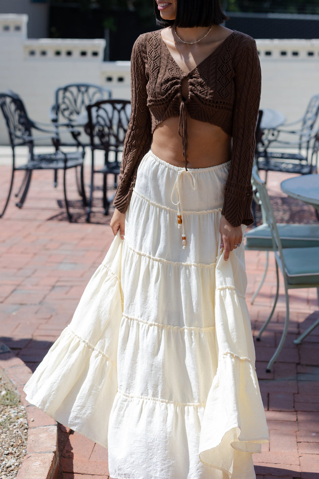 Tiered Maxi Skirt