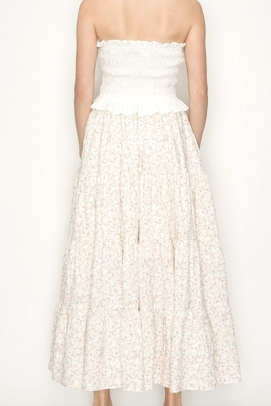 Ditsy Floral Midi Skirt