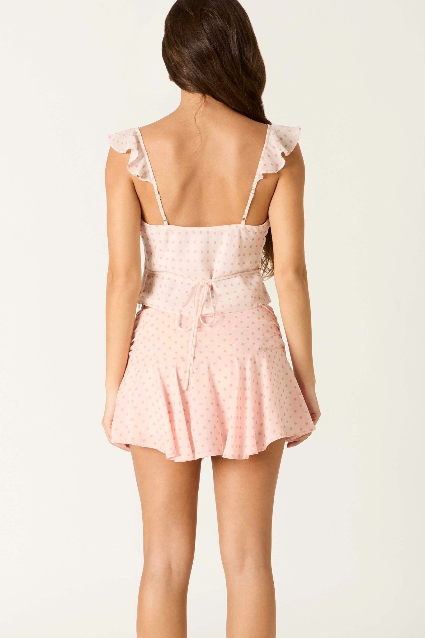 Ruffle Hem Mini Skirt